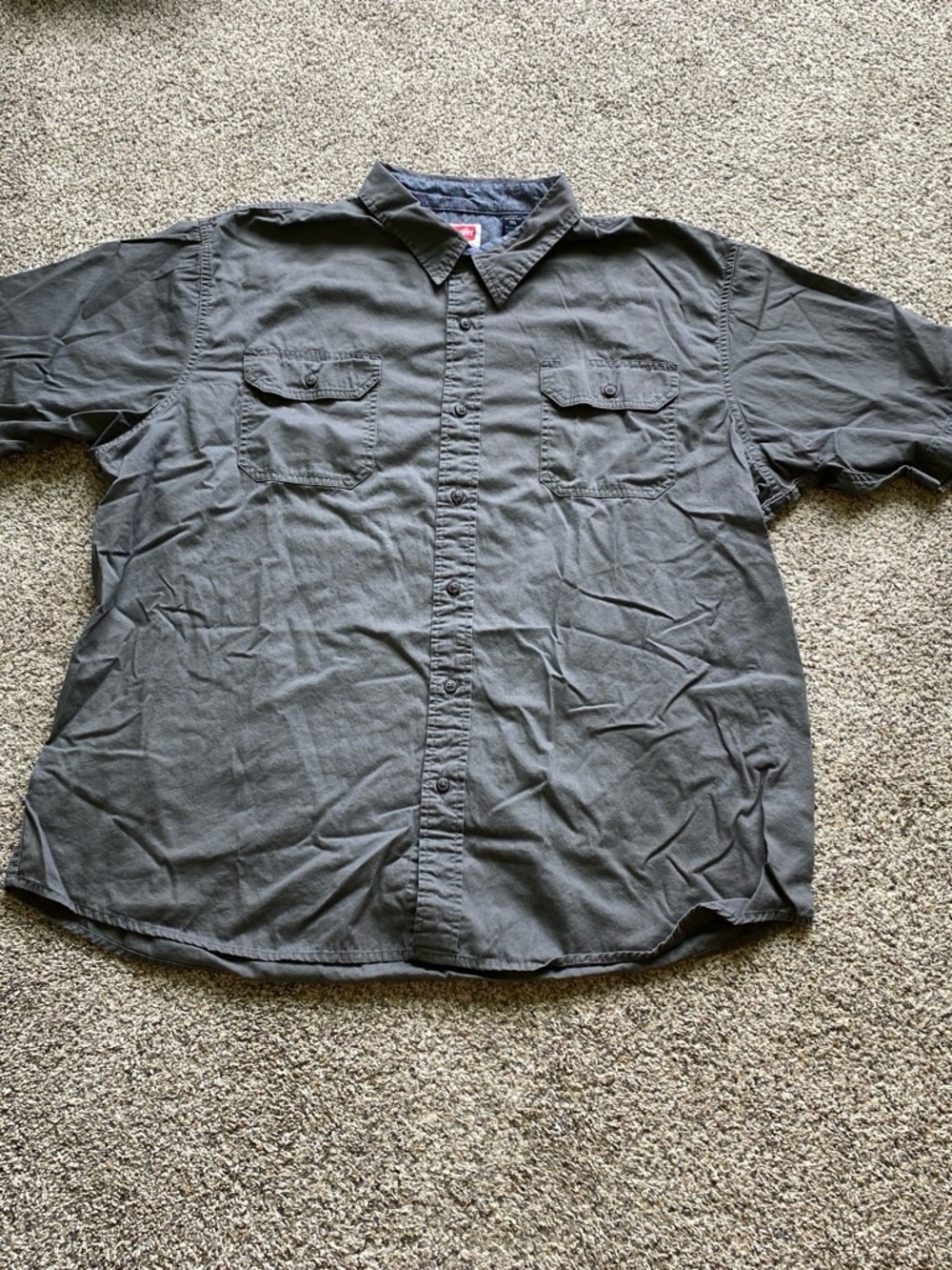 Wrangler Men's Button Up Short Sleeve Shirt Size 2XL